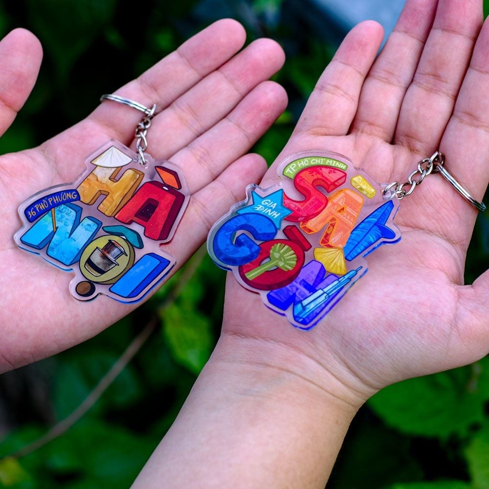 KC0032 Sài Gòn - Móc khóa Acrylic