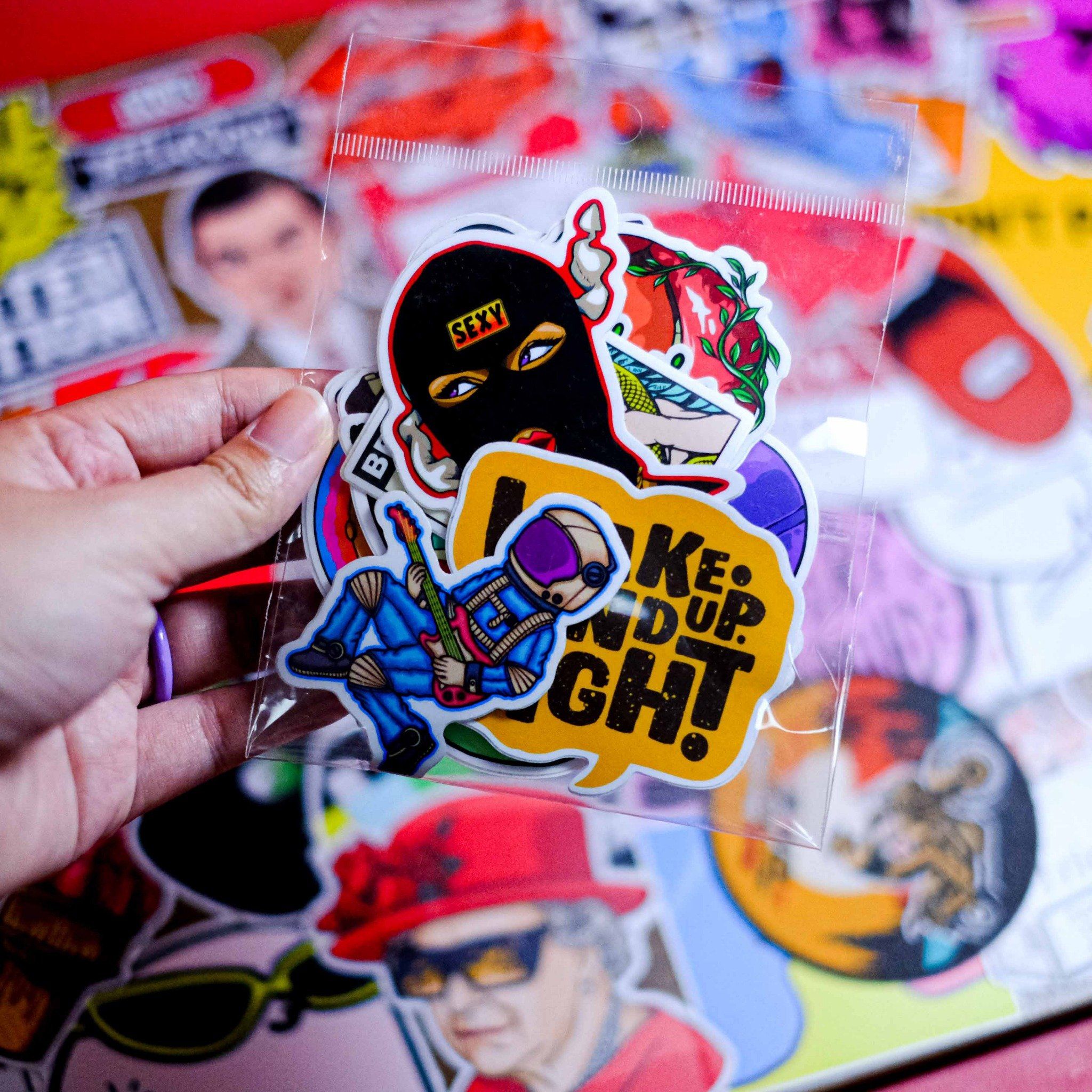 Set 20 sticker Diecut FREESTYLE - Mẫu ngẫu nhiên