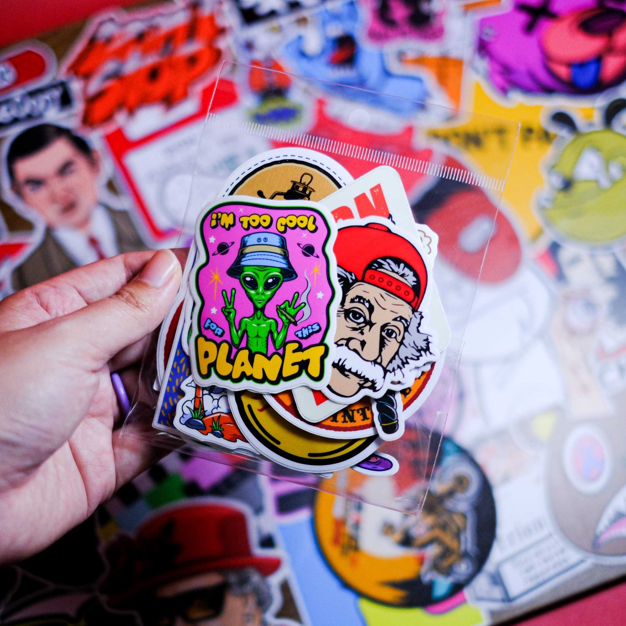 Set 20 sticker Diecut FREESTYLE - Mẫu ngẫu nhiên