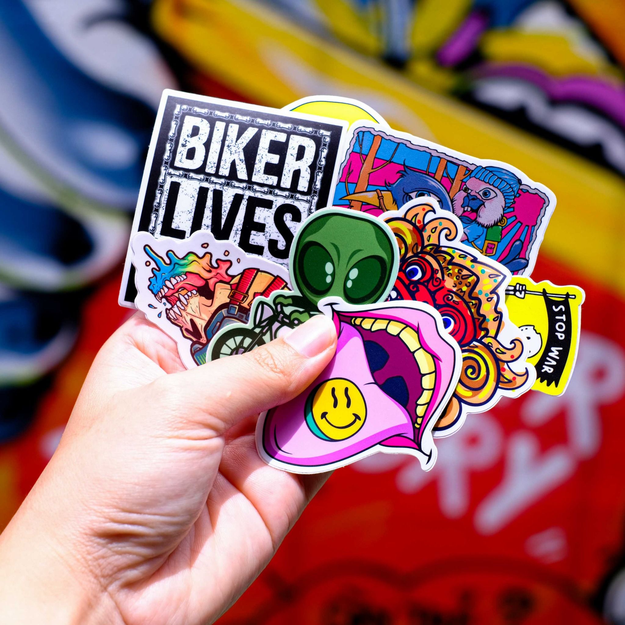 Set 20 sticker Diecut FREESTYLE - Mẫu ngẫu nhiên