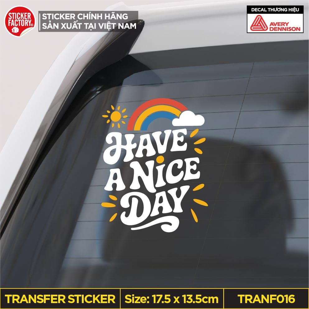 Freestyle Transfer Sticker - Hình dán chuyển không nền