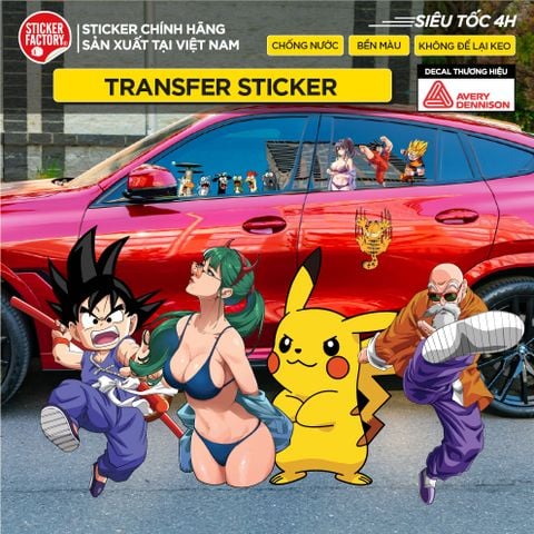  Freestyle Transfer Sticker - Hình dán chuyển không nền 
