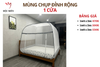 Mùng Chụp Đỉnh Rộng Cao Cấp Mộc Miên XC6 - 1 Cửa