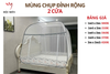Mùng Chụp Đỉnh Rộng Cao Cấp Mộc Miên KL - 2 Cửa (1m2, 1m4, 1m6, 1m8, 2m2)