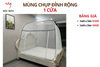 Mùng Chụp Đỉnh Rộng Cao Cấp Mộc Miên XKVC6 - 1 Cửa