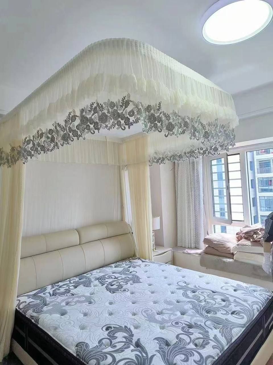 Mùng Ròng Rọc Khung Điều Chỉnh Cao Thấp Cao 2m5 - 824