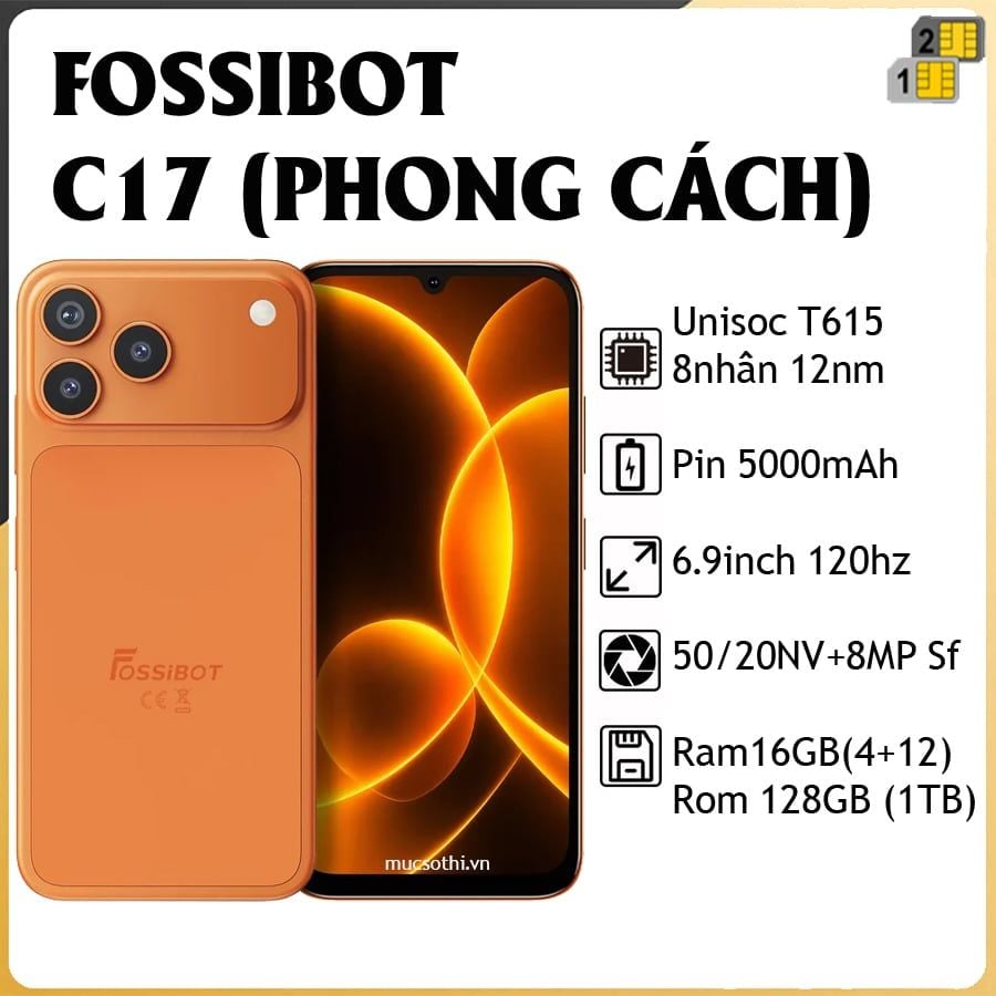 Fossibot C17 - Phong cách Táo Khuyết 6.9