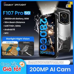 FossiBot F107 Pro 5G - Chính hãng nguyên Seal Giá Tốt + Khuyến mãi hấp dẫn - 09175.09195