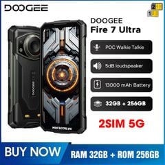 Doogee Fire 7 Ultra 5G - Chính hãng mới zin nguyên Seal GIÁ TỐT + Khuyến mãi hấp dẫn