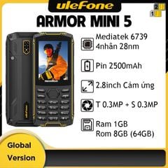 Ulefone Armor Mini 5 - Điện thoại Android bàn phím màn hình cảm ứng siêu bền pin khủng dùng 2sim4G