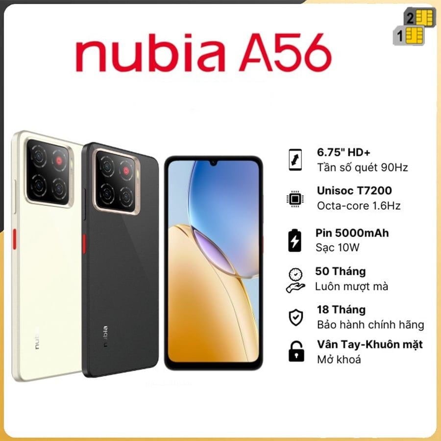 Zte Nubia A56 - 6.75