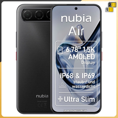 ZTE Nubia Air 5G - Mỏng 5.9mm 172gr IP68/69K NFC 6.78