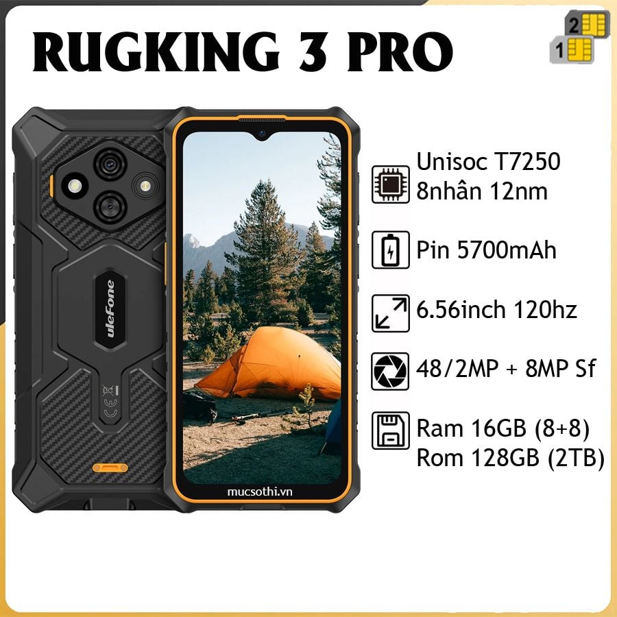 RugKing 3 Pro - Chính hãng mới nguyên Seal GIÁ TỐT + Khuyến mãi Hấp Dẫn - 09175.09195