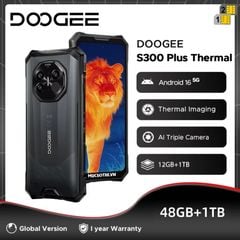 Doogee S300 Plus - 2sim5G Siêu bền Pin 11000mAh Camera Nhiệt AI 200MP Ram48GB Rom1TB Android16