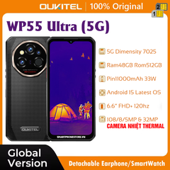 Oukitel WP55Ultra 5G (Camera Nhiệt) - Chính hãng nguyên Seal Giá Tốt + KM Hấp Dẫn - 09175.09195