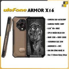 Ulefone Armor X16 - Chính hãng nguyên Seal GIÁ TỐT khuyến mãi HẤP DẪN - 09175.09195