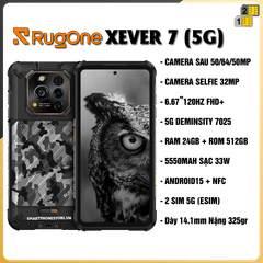 RugOne Xever 7 5G - Chính hãng nguyên Seal Giá Tốt + Khuyến mãi Hấp Dẫn - 09175.09195