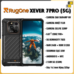 RugOne Xever 7Pro 5G - Chính hãng nguyên Seal Giá Tốt + Khuyến mãi Hấp Dẫn - 09175.09195