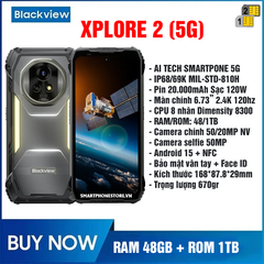 Blackview Xplore 2 5G - Chính hãng nguyên Seal Giá Tốt + Khuyến mãi Hấp Dẫn - 09175.09195