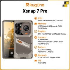 Rugone Xsnap 7Pro 5G - Actioncamphone 6.67