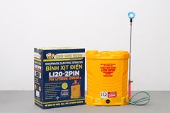 Máy phun thuốc trừ sâu, côn trùng điện CON ONG VÀNG Li20 pin Vàng Pin lithium 12V8Ah