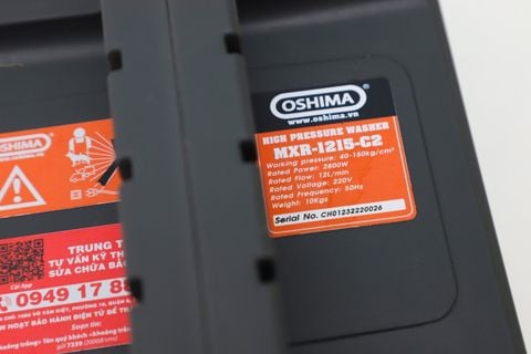 Máy xịt rửa OSHIMA MXR-1215-C2 2.8kW Xanh
