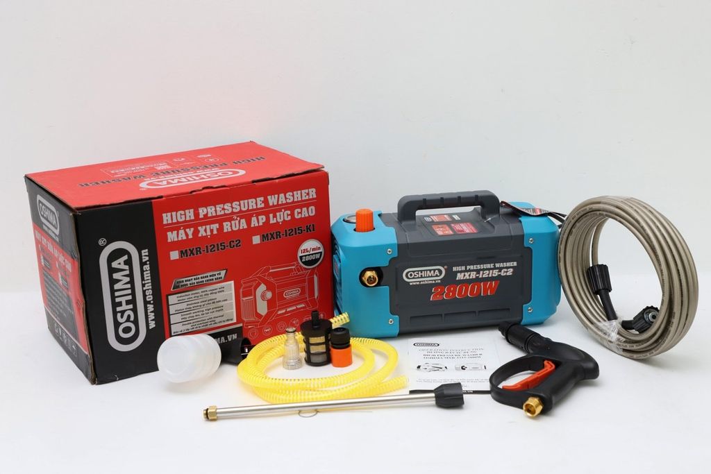 Máy xịt rửa OSHIMA MXR-1215-C2 2.8kW Xanh