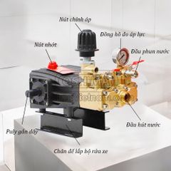 Đầu phun áp lực OSHIMA OS-30H100 5.0HP Ty sứ đen