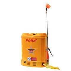 Máy phun thuốc trừ sâu, côn trùng điện Pona 20-DP Vàng Bình ắc qui 12V12Ah