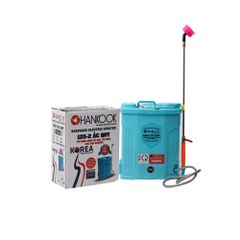 Máy phun thuốc trừ sâu, côn trùng điện HANKOOK 12S ắc quy Xanh Bình ắc quy 12V8Ah
