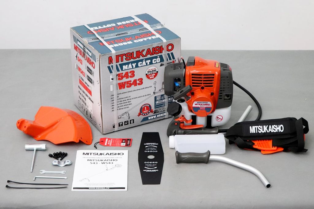 Máy cắt cỏ MITSUKAISHO 543 1.7Kw Cam-xám 2 thì