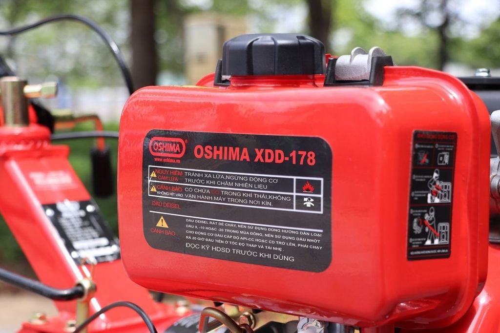 Máy xới đất OSHIMA XDD-178 7.0HP Đỏ