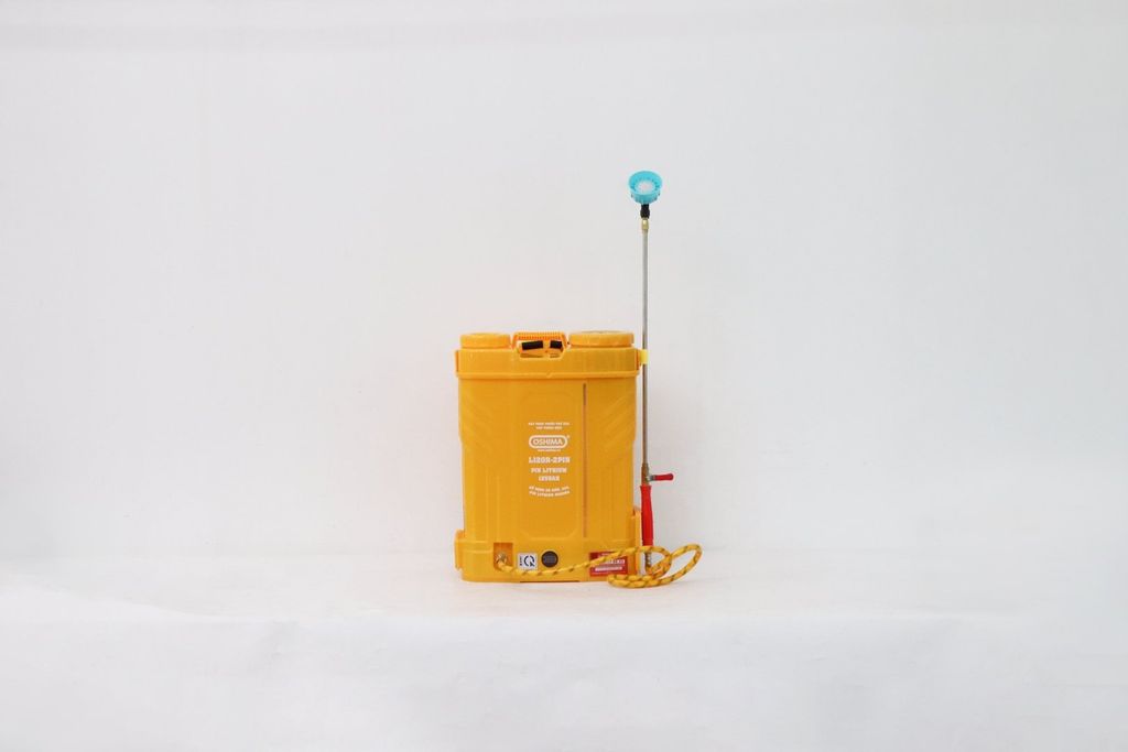 Máy phun thuốc trừ sâu, côn trùng điện OSHIMA Li20R pin Vàng Pin lithium 12V8Ah