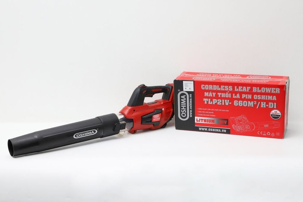 Máy Thổi bụi, thổi lá cầm tay pin lithium Oshima TLP 21V-660 M3/H-D1