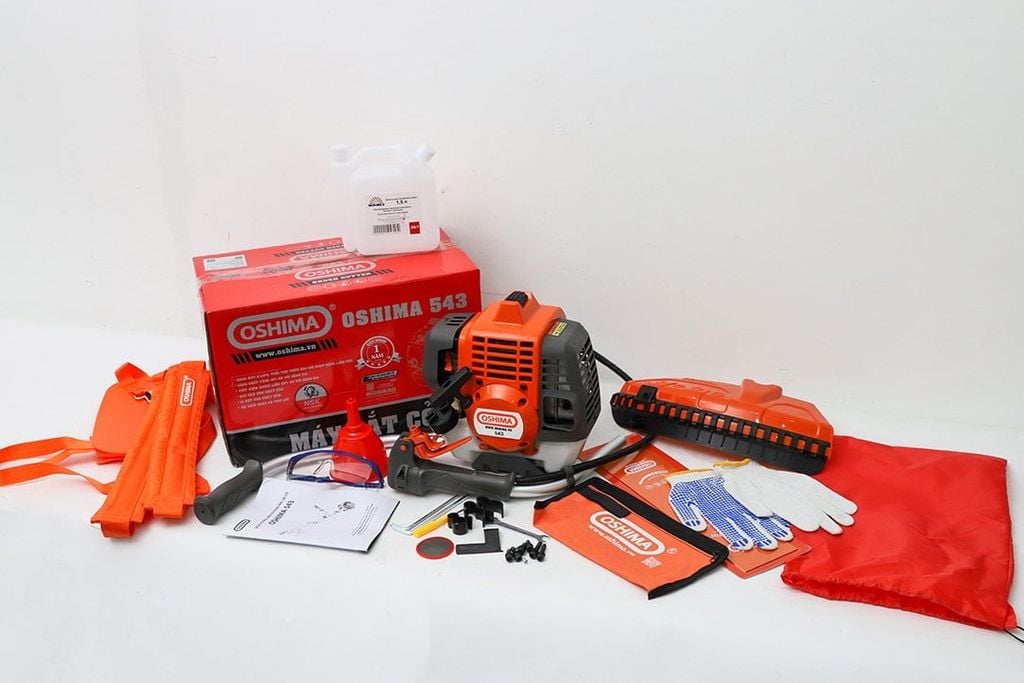 Máy cắt cỏ OSHIMA 543 1650W 2 Thì 45CC nòng 41