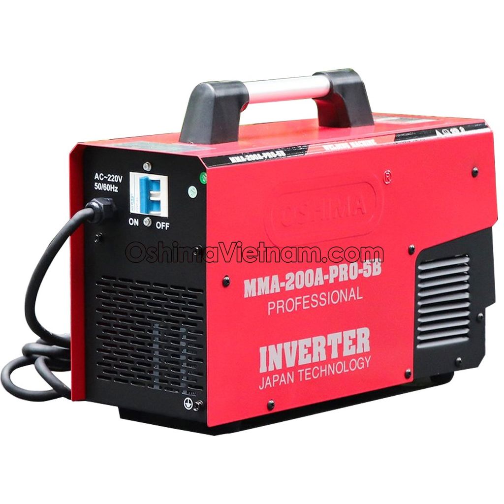 Máy hàn OSHIMA MMA-200A-PRO-5B 8.5KVA Đỏ