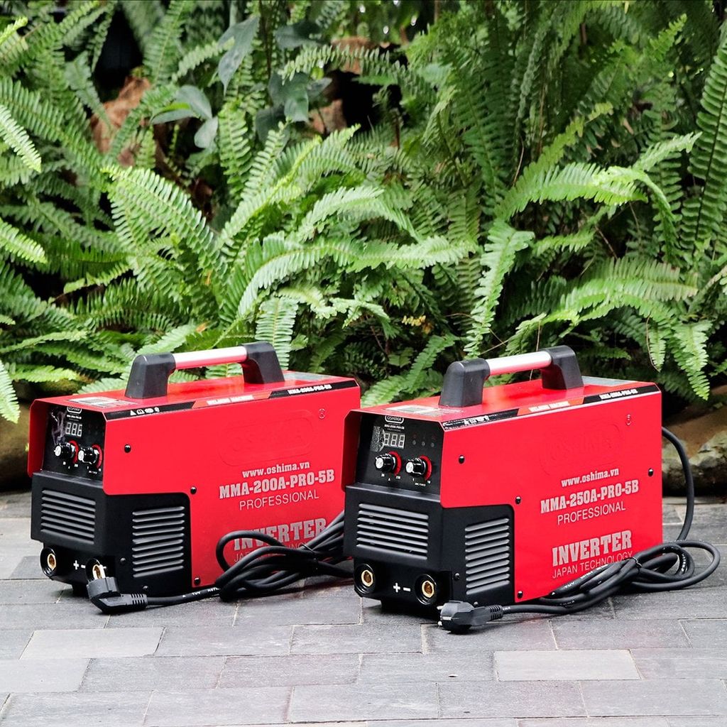 Máy hàn OSHIMA MMA-250A-PRO-5B 13KVA Đỏ