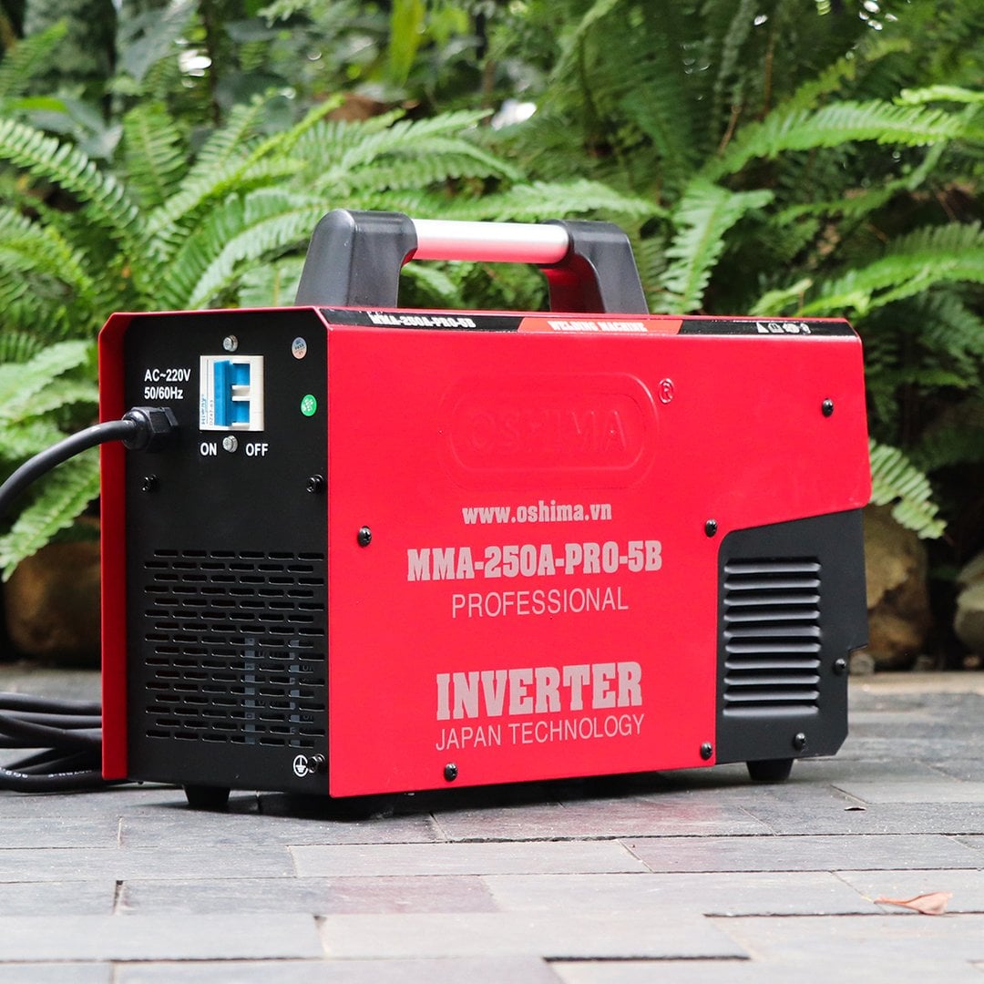 Máy hàn OSHIMA MMA-250A-PRO-5B 13KVA Đỏ