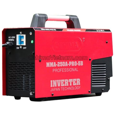 Máy hàn OSHIMA MMA-250A-PRO-5B 13KVA Đỏ