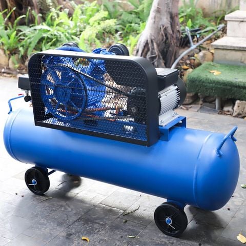 Máy nén khí OSHIMA 140L 3.0HP Xanh Điện 1 pha (có dầu, nhanh, dây đồng)