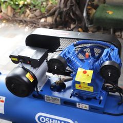 Máy nén khí OSHIMA 140L 3.0HP Xanh Điện 1 pha (có dầu, nhanh, dây đồng)