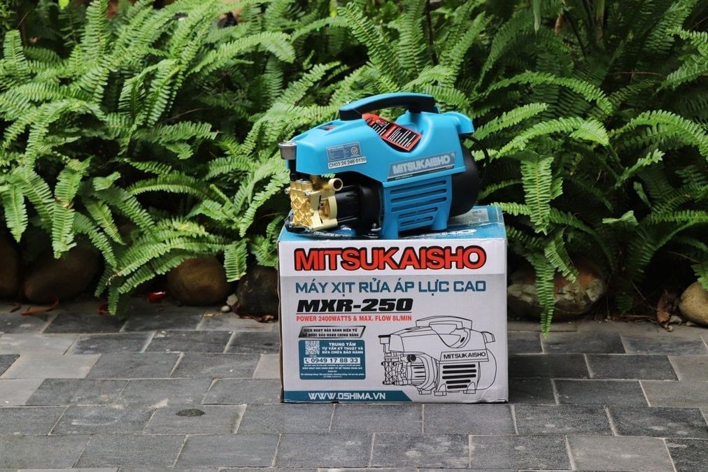Máy xịt rửa MITSUKAISHO MXR250 2.4KW Xanh Điện 1 pha