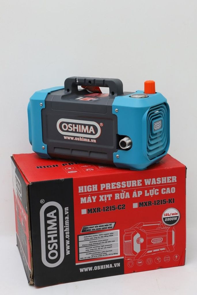Máy xịt rửa OSHIMA MXR-1215-C2 2.8kW Xanh