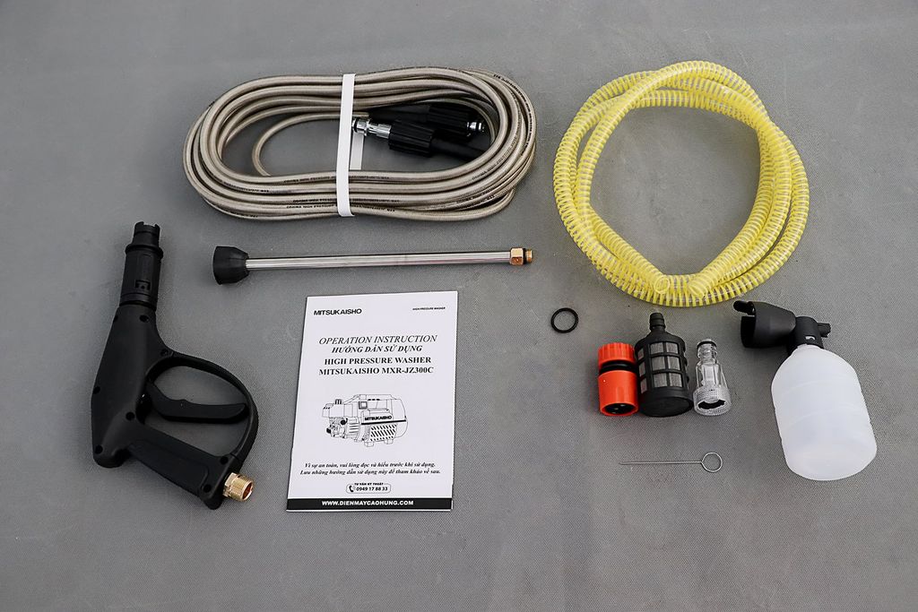 Máy xịt rửa OSHIMA MXR-JZ 1050C-N 2.8kW Đỏ Điện 1 pha