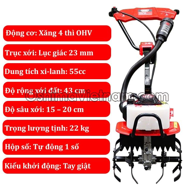 Máy xới đất OSHIMA XDX 23