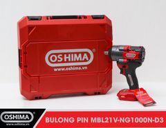 Súng Mở bu lông pin lithium Oshima MBL21V-NG1000N-D3 kèm pin, sạc
