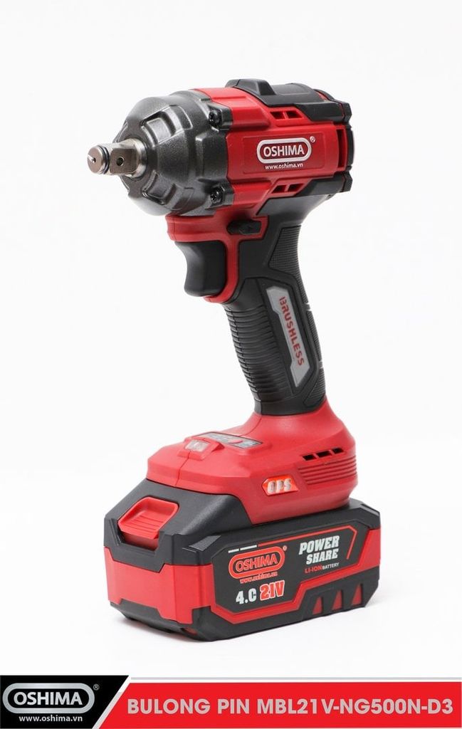 Súng Mở bu lông pin lithium Oshima MBL21V-NG350N-D3 kèm pin sạc