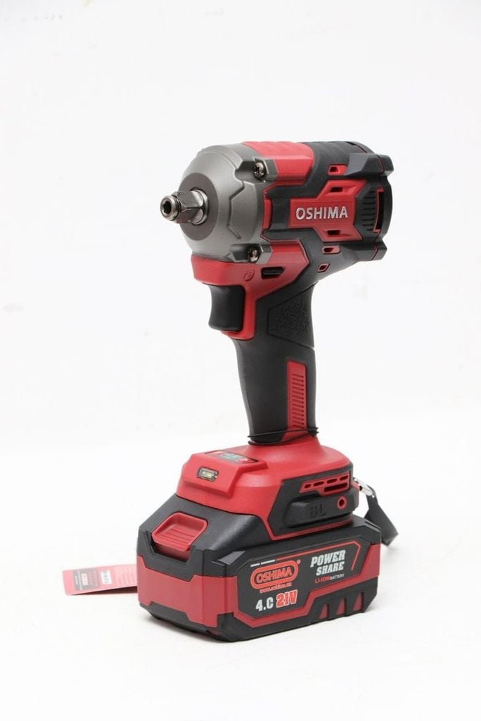 Súng Mở bu lông pin lithium Oshima MBL21V-NG380N-D2 kèm Pin, Sạc