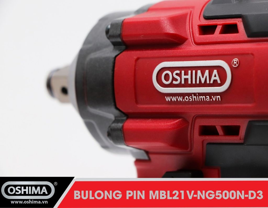 Súng Mở bu lông pin lithium Oshima MBL21V-NG400N-D1 kèm Pin Sạc