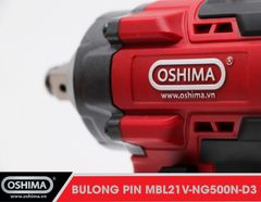 Súng Mở bu lông pin lithium Oshima MBL21V-NG400N-D1 kèm Pin Sạc